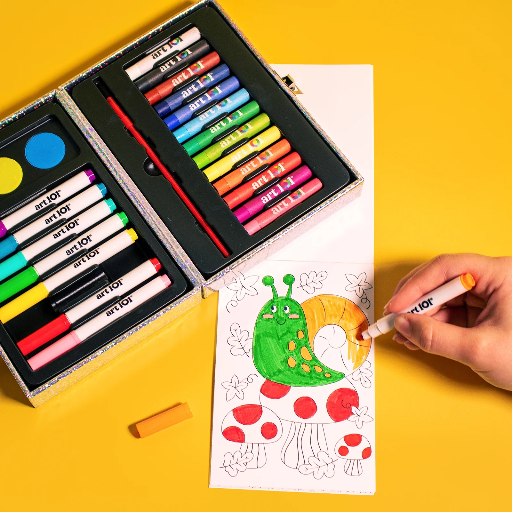 Art 101 Color and Doodle Art Coloring Set with 27 Pieces