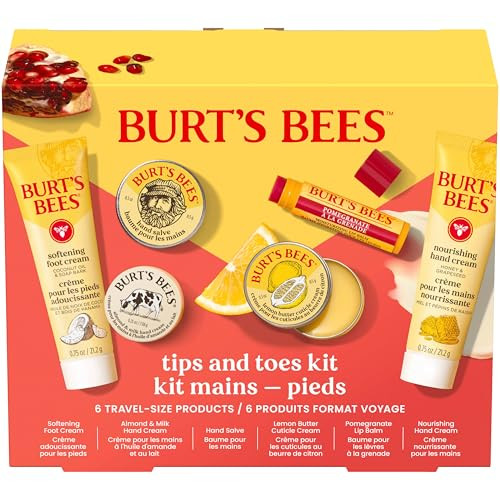 Burt's Bees Tips & Toes Travel Gift Set 6-Pc