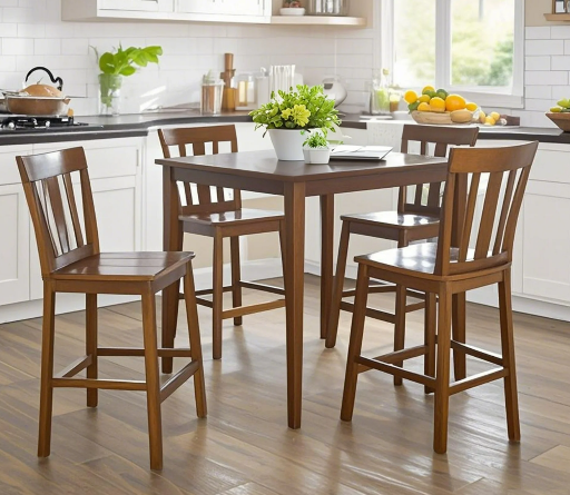 Mainstays 5 Piece Mission Counter Height Dining Set Deal