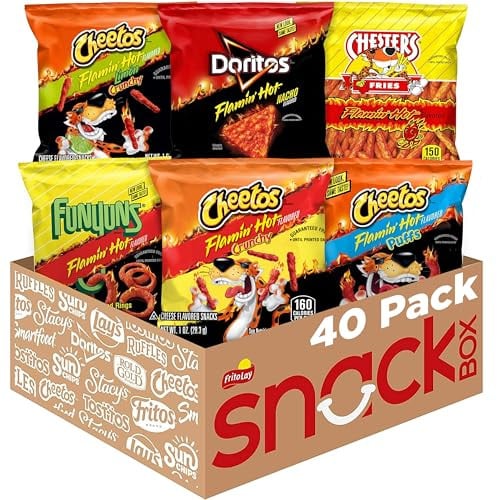 Frito Lay Flamin' Hot Mix 6 Flavor Variety Pack (40 Count) Deal