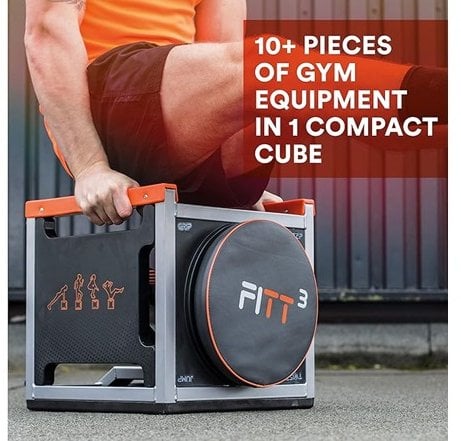 FITT Cube HIIT Machine - 2 Cords & 3 Bands