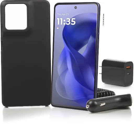 Tracfone Moto G Power 5G 2025 128GB Gray + 1 Year Service (1500 Min/Txt/Data)