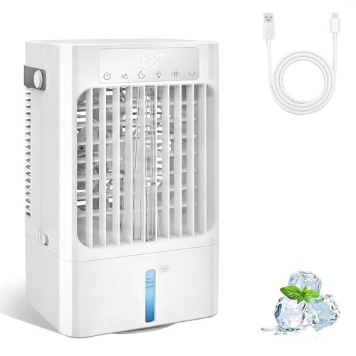Portable AC Fan with 900ml water tank