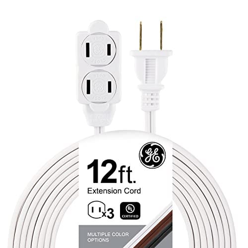 GE 3-Outlet 12 Ft Extension Cord