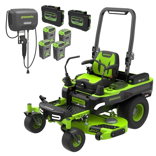Greenworks 60V 60" MaximusZ Zero Turn Riding Lawn Mower with (2) 20.0Ah + (4) 8.0Ah Batteries Deal