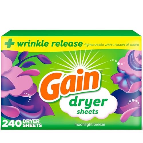 Gain Moonlight Breeze Anti-Static Dryer Sheets 240-Count Deal