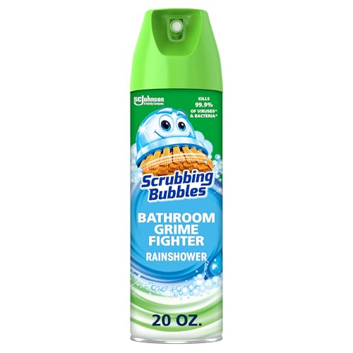 20-Oz Scrubbing Bubbles Bathroom Grime Fighter Foaming Cleaner Rainshower Deal