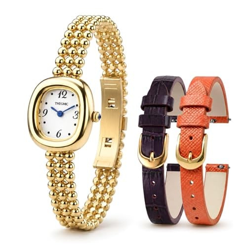 Women's Gold Bracelet Watch with Interchangeable Bands Deal
