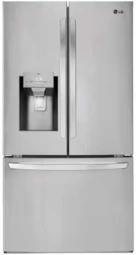 LG 28 cu. ft. 3 Door French Door Refrigerator with Ice and Water Dispenser and Craft Ice Deal