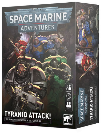 Games Workshop Warhammer Space Marine Adventures Tyranid Attack Strategy Board Game (1-4 Players)