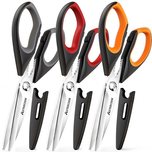 Astercook Kitchen Scissors 3 Pack Deal