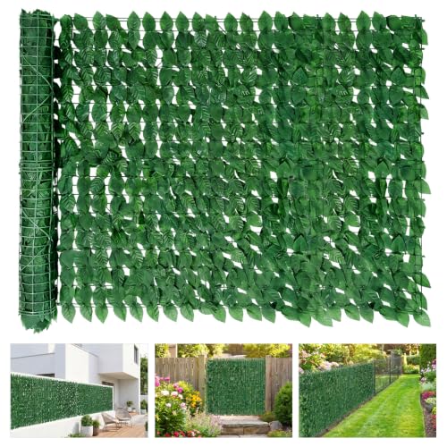 Artificial Ivy Fence Privacy Screen 40 x 120 Inch Deal