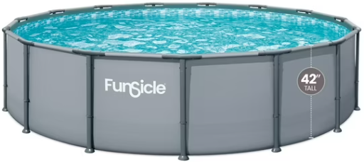 Funsicle 15ft Oasis Above Ground Metal Frame Swimming Pool