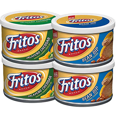 Fritos Bean Dip and Jalapeno Cheddar Dip Variety Pack (4-Pack)