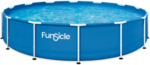 Funsicle 14ft Above Ground Metal Frame Pool with FiltraBoost 800S Pump & AutoSkimmer Deal