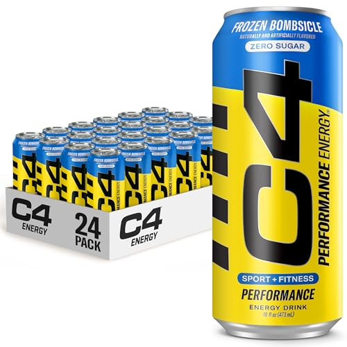 C4 Energy Drink, Frozen Bombsicle, 16oz, 24-Pack