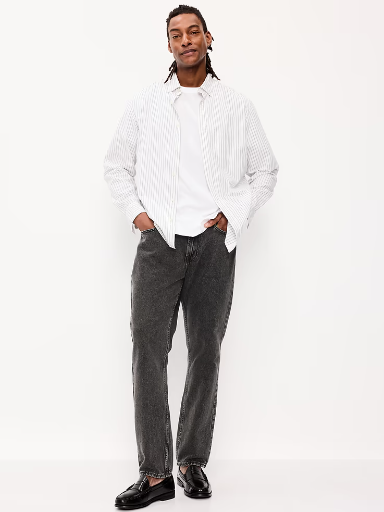 Men's Structured Straight Non-Stretch Jeans Deal