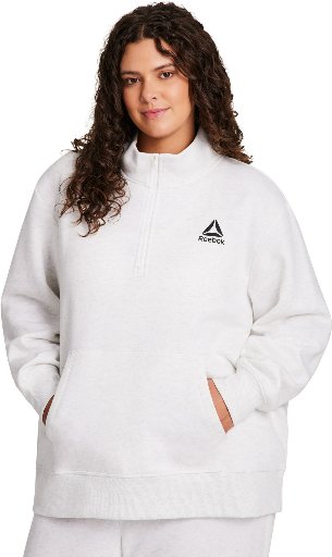 Reebok Women's Sport Core 1/2 Zip Up Sweatshirt