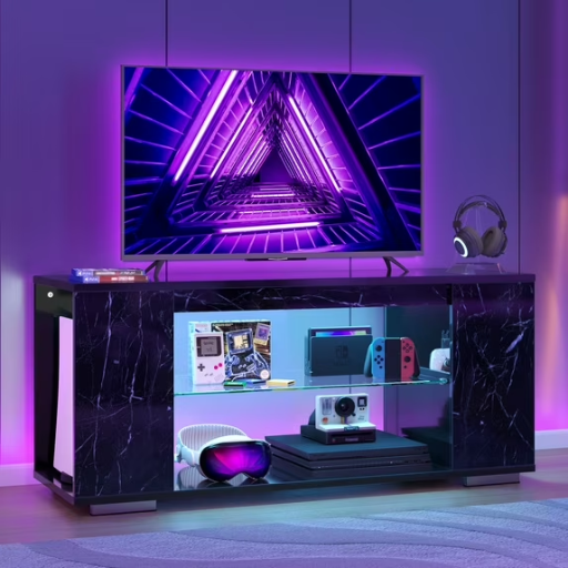 Pinmoco Marble TV Stand for TVs up to 55"