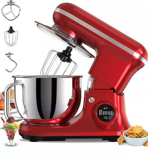 SUGIFT 5.3 Qt Digital Display Stand Mixer 8 Speed