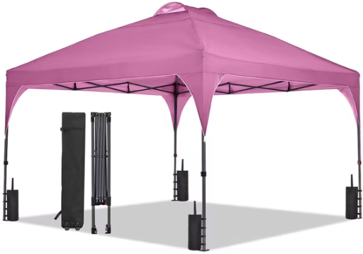 Ainfox 12'x12' Pop Up Canopy (Pink) Deal