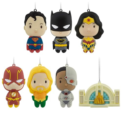 Hallmark DC Justice League Mystery Ornament 2-Count