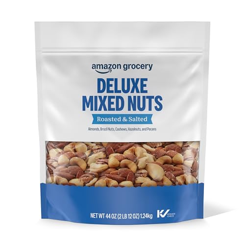 Amazon Grocery Deluxe Mixed Nuts (Roasted & Salted) 44-Oz