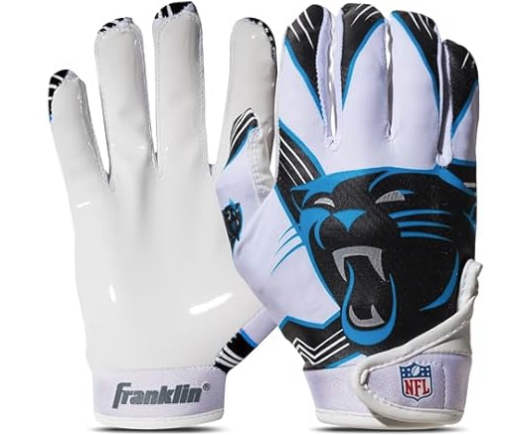 Carolina Panthers Youth Receiver Gloves