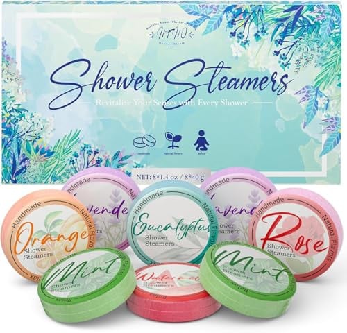 Shower Steamers Tranquil Floral Aromatherapy 8 Pack