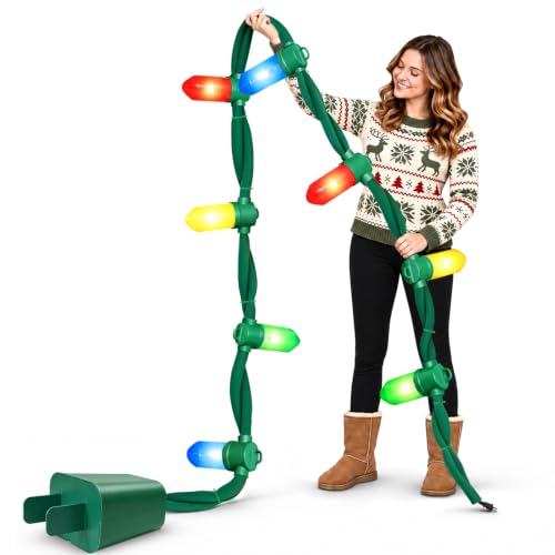 DIY Jumbo Christmas String Lights 13.5' 8 Giant Bulbs Deal