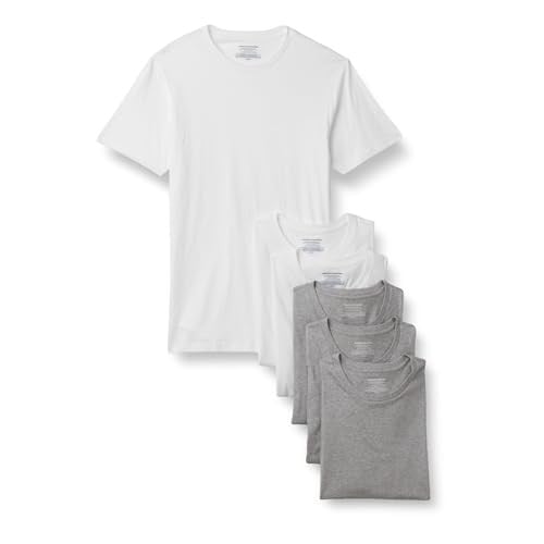 Amazon Essentials Men’s Slim Fit Crewneck Undershirts 6-Pack Deal