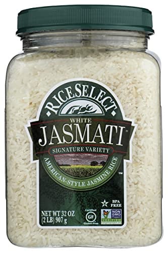RiceSelect Jasmati White American-Style Jasmine Rice 32 Ounces (Pack Of 4)