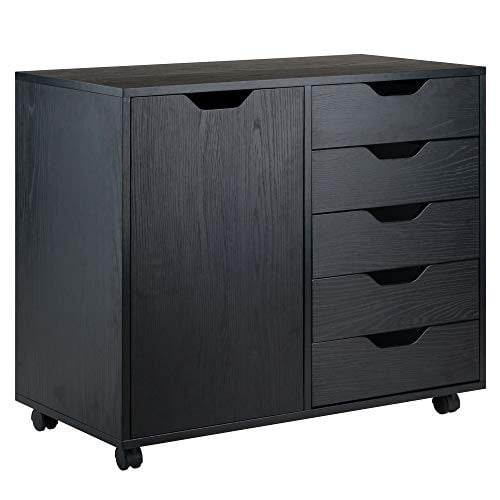 Winsome Wood Halifax 5-Drawer Mobile Side Cabinet Deal