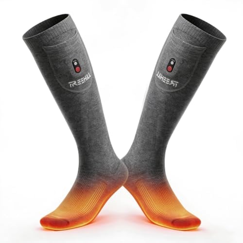 FREEHILL 7.4V Ultimate Wool Heated Socks with 16H Battery