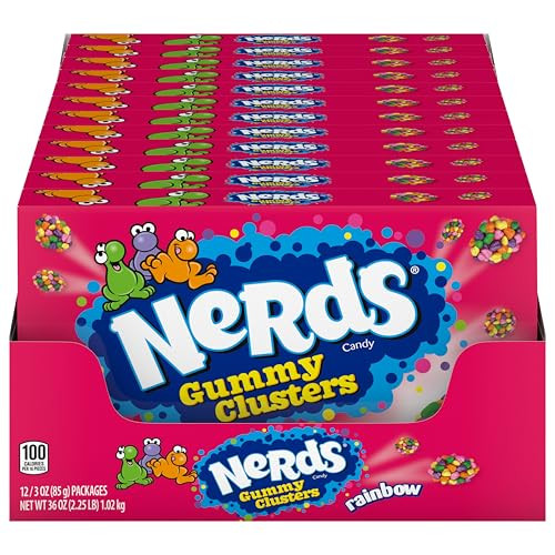 Nerds Gummy Clusters Candy 12-Pack 3-Oz (Rainbow)