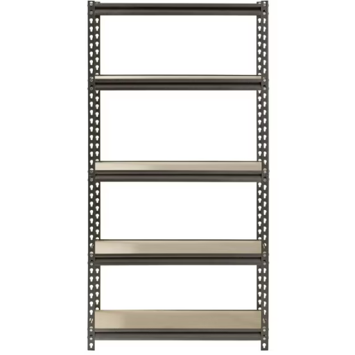 Muscle Rack 5-Shelf Steel Shelving 12″ D x 30″ W x 60″ H
