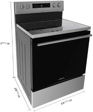 Mora 30-in 5.8 cu. ft. Steam-Cleaning, Air Fry, Convection Oven Freestanding Electric Range Deal