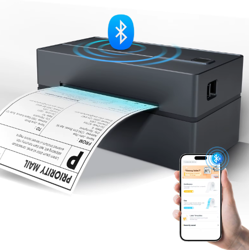 TakeYou Y813 Thermal Label Printer 203DPI 4x6 Bluetooth USB Deal