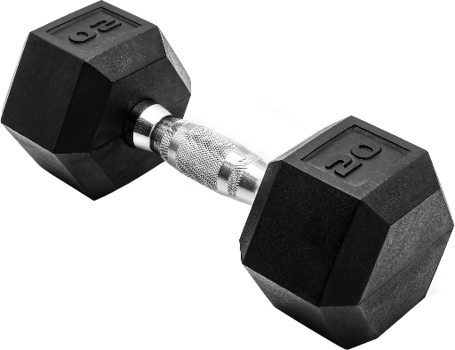 CAP Barbell Rubber Hex Single Dumbbell 20lb Deal