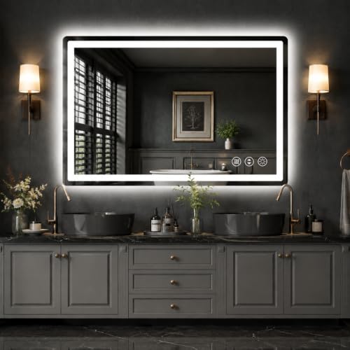 Metal Frame LED Bathroom Mirror Deal
