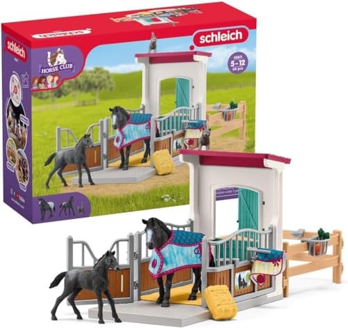 34-Piece Schleich Horse Club: Horse Box With Mare and Foal Deal