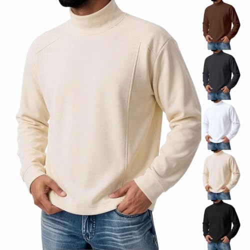 Mock Turtleneck Stretchy Sweater