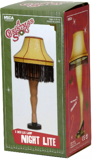 8" A Christmas Story Leg Lamp Night Light
