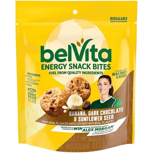 BelVita Energy Snack Bites 5-Oz (Banana, Dark Chocolate and Sunflower Seed) Deal