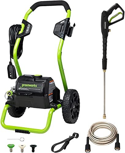 Greenworks 2000 Max PSI @ 1.1 GPM (13 Amp) Electric Pressure Washer