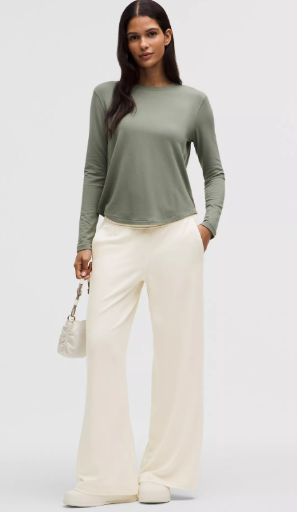 Lululemon BeCalm Mid-Rise Wide-Leg Pants