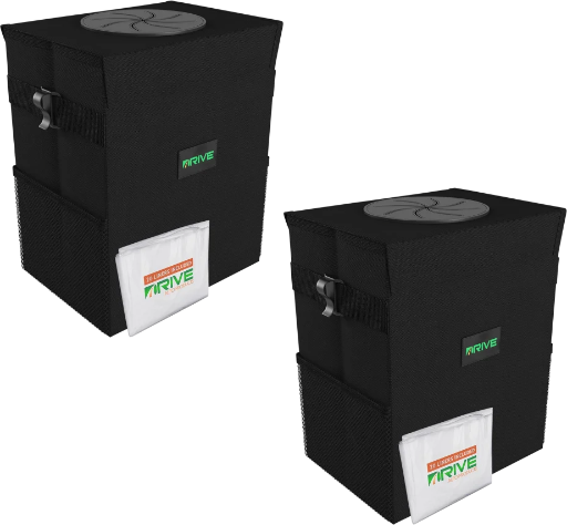 Drive Auto Collapsible Car Trash Cans 2-Pack (3.45 Gallons) Deal