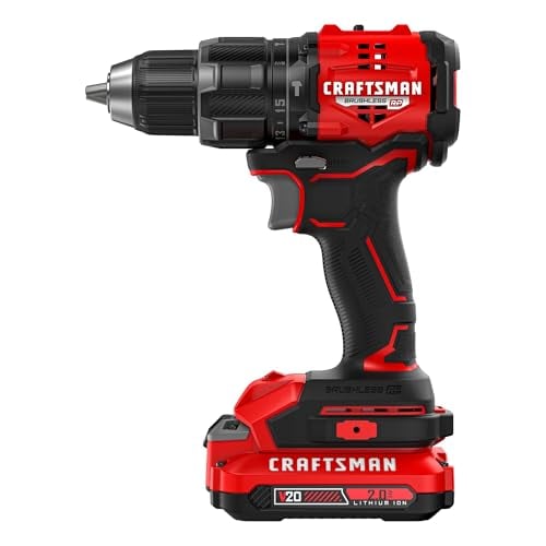 CRAFTSMAN V20* Brushless RP Compact 1/2-in Hammer Drill Kit