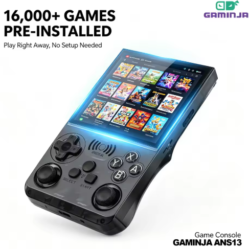 Gaminja ANS13 Retro Gaming Handheld - 4.0" 720x720 Display Deal