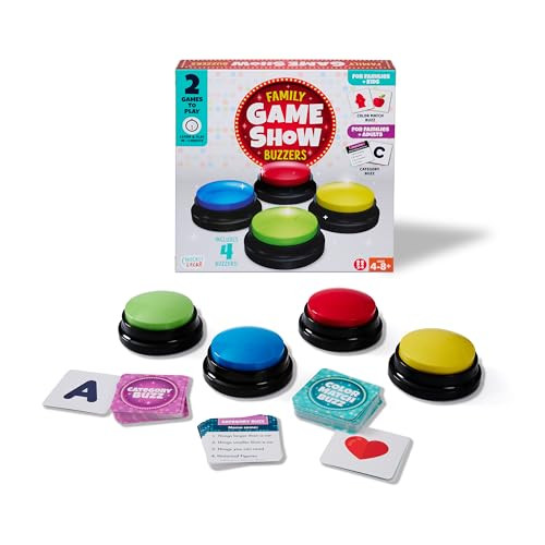 Chuckle & Roar Category and Matching Family Game Night Buzzers